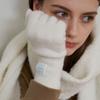 Tatiana Meringue Wool Blended Finger Hole Gloves GV8119 4 Colors