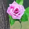 2.4m Enredadera de Flores de Rosa de Seda Artificial en Floración Hiedra Decoración para el Hogar y Bodas