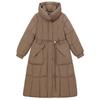 Fashion Woman Winter Coats With Belt Thick Warm Casual Winter Jacket Women's Long Parkas