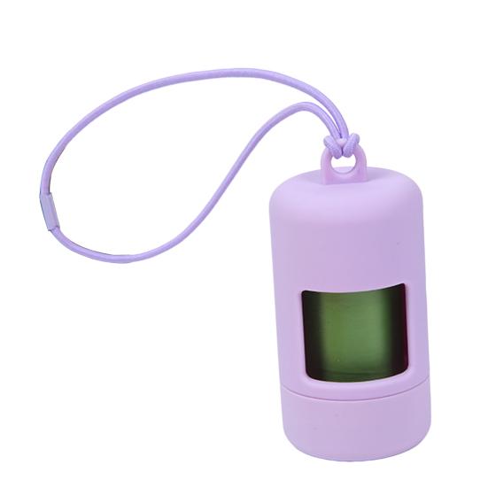 

Диспенсер для пакетов для отходов питомцев Удобный Экологичный Утолщенный Износостойкий Долгий срок службы Диспенсер для пакетов для какашек фиолетовый