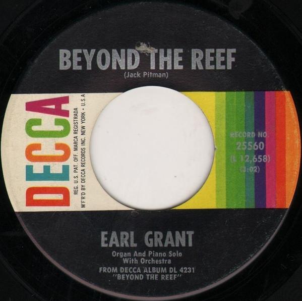 

7-дюймовая пластинка EARL GRANT - Beyond The Reef / Swingin Gently 25560 Decca 1962 США Джаз Б/У