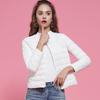 White Duck Down Light and Thin Round Neck Down Jacket Women's V-neck Warm Liner Short Jacket Autumn and Winter Women's Clothing Collarless Large Size