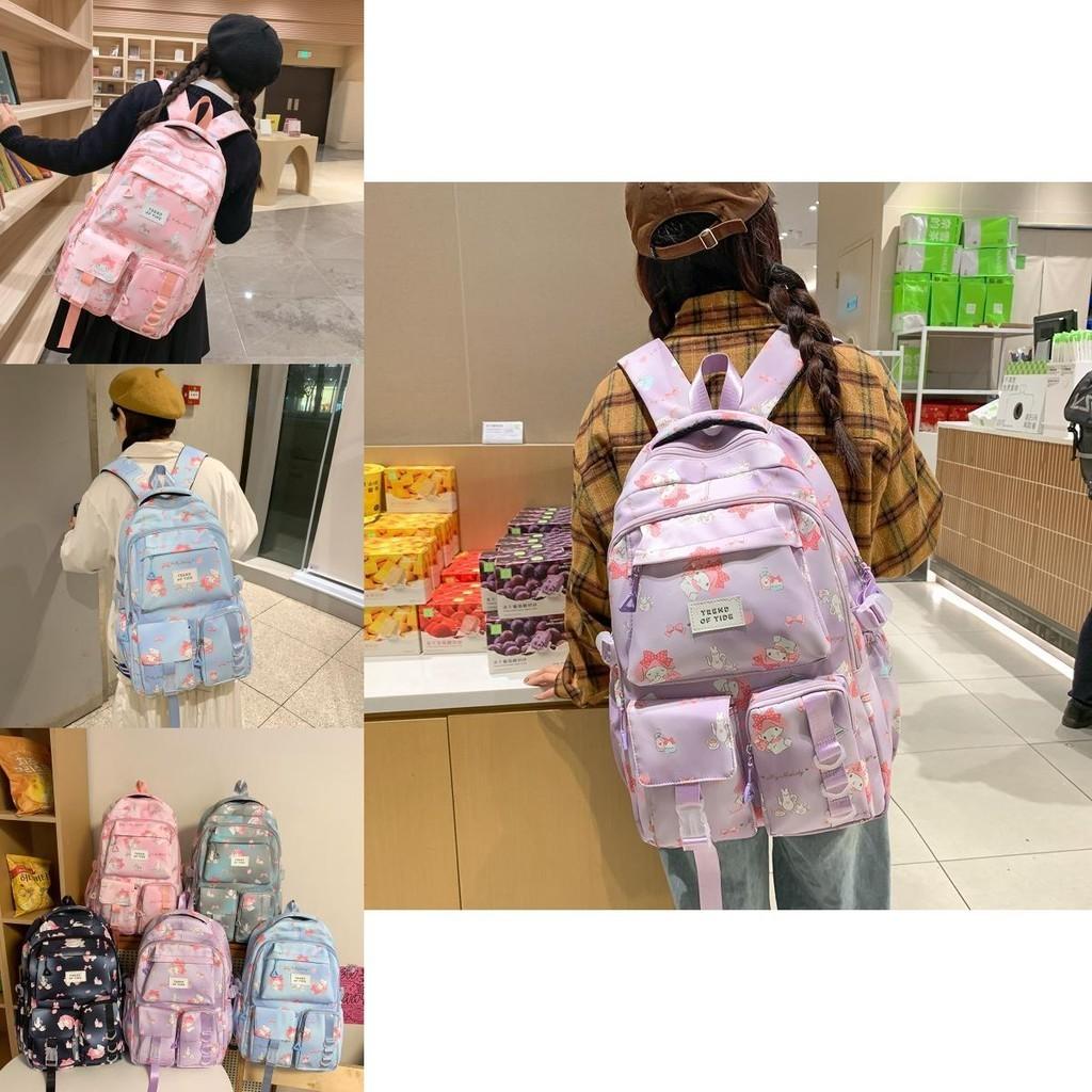 Versatile Durable Large Capacity Backpack For Students In Trendy Colors For School Use