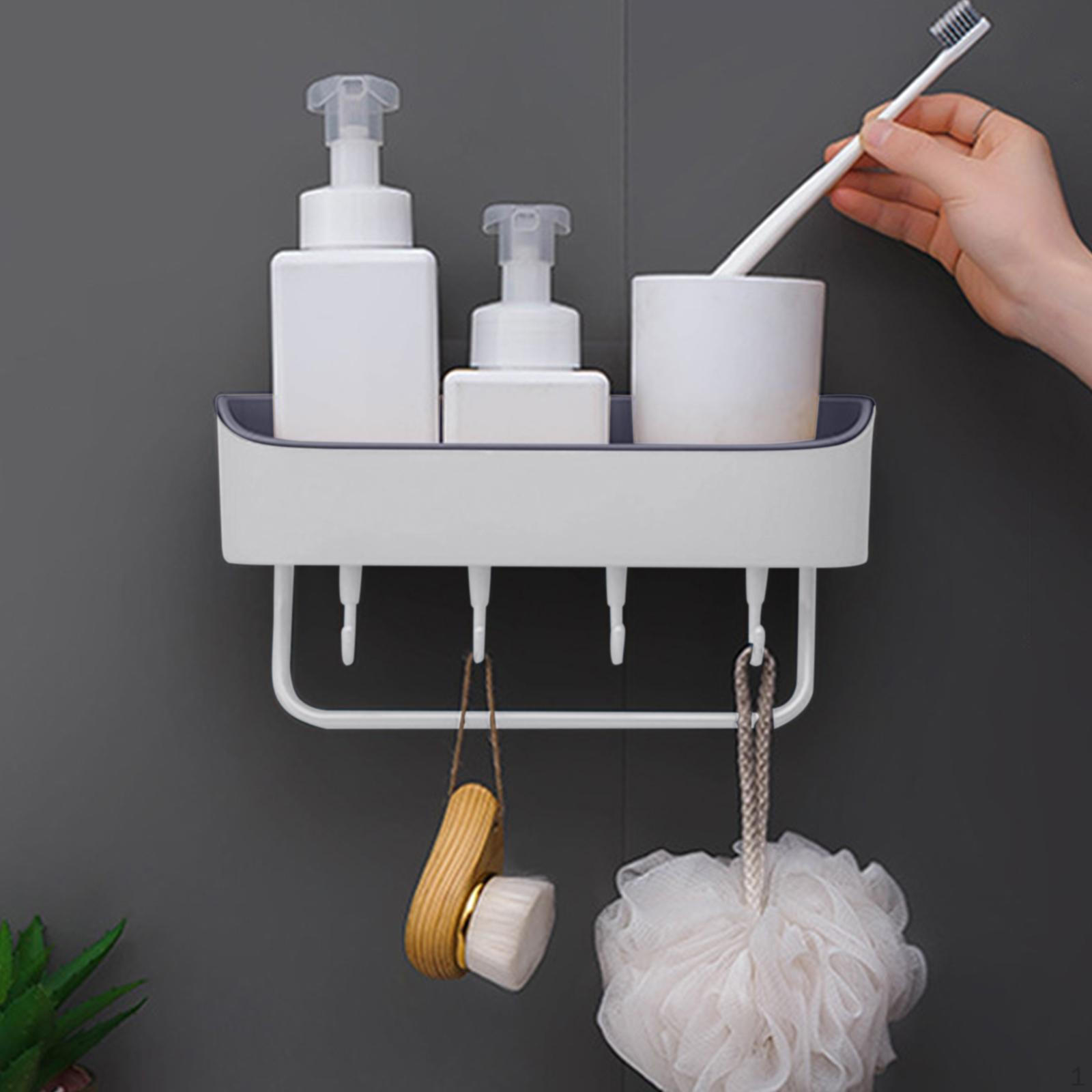 

Самостійний душ Caddy Стійки Органайзер Полиці Тримачі Зберігання шампуню бежевий