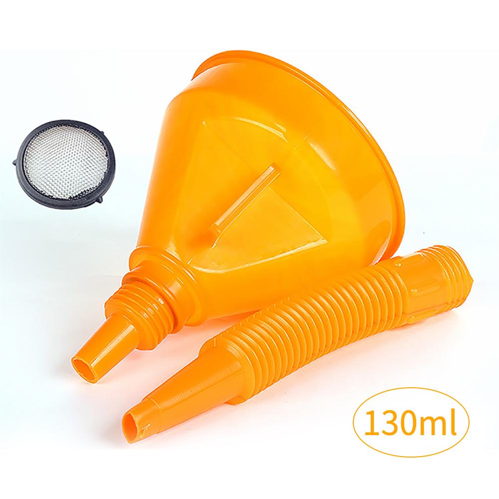 Anti-splash Car Long Mouth Oil Funnel Gasoline Oil Fuel Filling Tools Plastic Engine Funnel Motorcycle Refueling Car Accessories