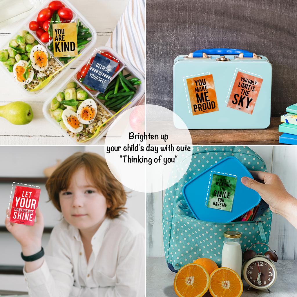 Inkdotpot Lunch Box Notes For Husband/ Boyfriend, Adult Romantic Cards, Pack of 36, Assorted Love Designs, Fun Lunch Notes