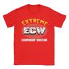 Ecw Hardcore Wrestling Cotton T Shirt For Couple Summer Vintage T Shirts O Neck Fashion Tee Shirt Oversized Pattern Clothes