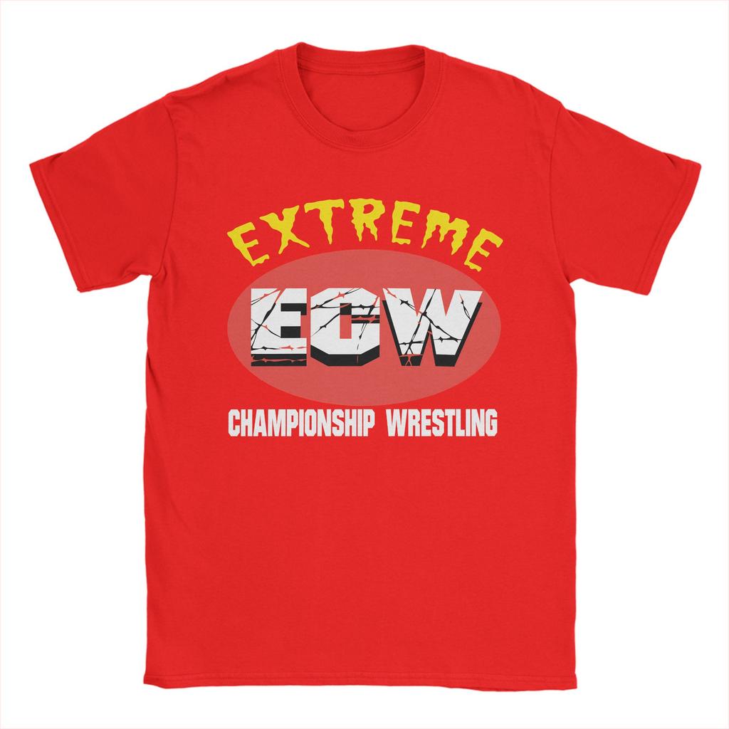 Ecw Hardcore Wrestling Cotton T Shirt For Couple Summer Vintage T Shirts O Neck Fashion Tee Shirt Oversized Pattern Clothes