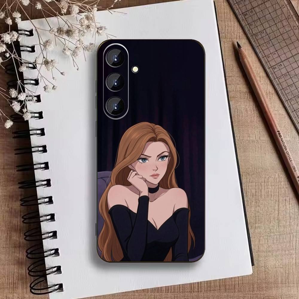 P-Rapunzel Princess Phone Case For Samsung Galaxy A73,A72,A71,A70,A52,A51 Others Soft Black Cover