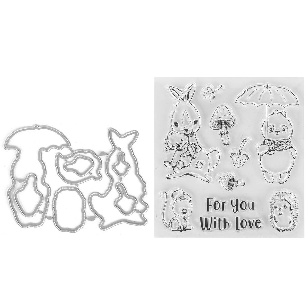 Transparent Stamp  Clear Reusable Skin‑Friendly Clear Stamp for Card Making Decoration Scrapbooki