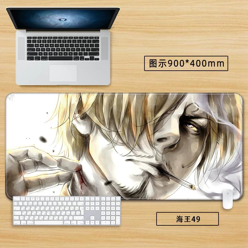 Anime Merchandise ONE PIECE Office Mouse Pad Oversized Boys Nautical King Animation Game Roronoa Zoro Computer Keyboard Cute Large Desktop Table Mat