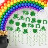 Quick Setups No Tools Needed Helical Shamrock Hanging Decoration for Fast Party Decoration on . Patrick's Festivities