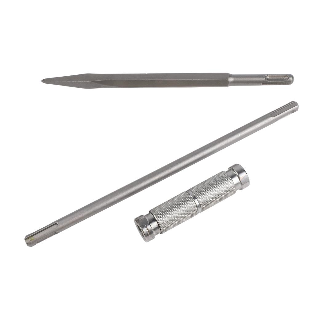 For Rotary Hammer Drill Rotary Hammer Extension Rod For Construction Site 26*1cm 9.6*2.1cm Double-headed Round Shank