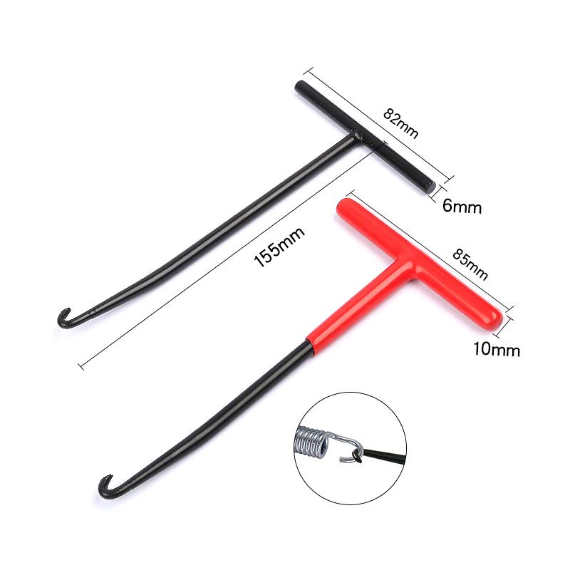 1 Pièce Extracteur de Ressorts d'Échappement Outil de Réparation Pour Retrait de Ressorts Crochet de Ressort d'Échappement de Moto Poignée en T Crochets d'Installation