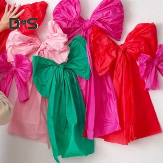 5Pcs 24" Large Bow Plastic Decorative Bow for Gift Wrapping Anniversary Wedding Birthday Party Decoration