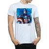 Captain America Mens Art Cotton T-Shirt