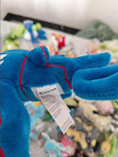 New Fit Downy Kyogre Plush Toys Soft Stuffed Animals Doll Children's Birthday Gifts
