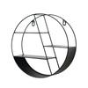 Storage Organizer Floating Geometric Figure Smooth Lines Creative Round Shape Storage Rack for Home