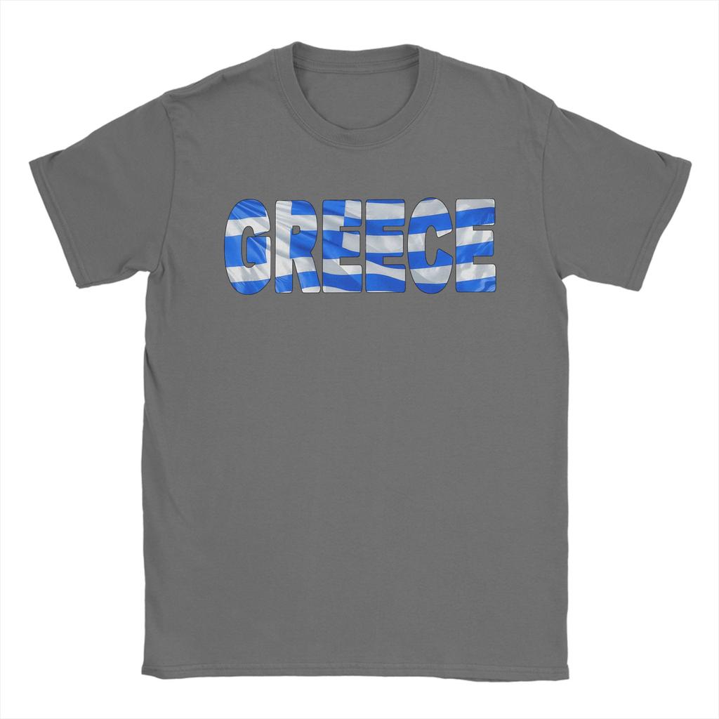 Men TShirts Greece Flag  Funny 100 Cotton Tee Shirt Short Sleeve  T Shirt Round Neck Clothing 4XL 5XL 6XL