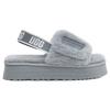 (WMNS) UGG Disco Slide Cozy Thick Sole Casual Slipper Gray Women's 1112258-AFG