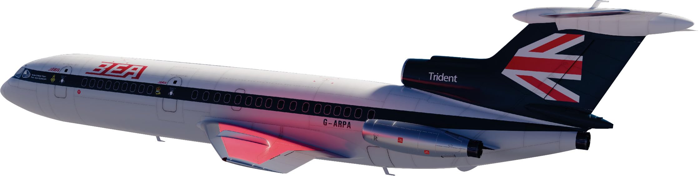 Models British Trident 1C Plastic Model Kit XSM144003 X-Scale 1/144 HS-121
