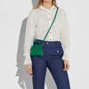 Coach Willis 12 Short Accordion Coin Purse Leather Card Wallet Women wallet Green 790-B4GN