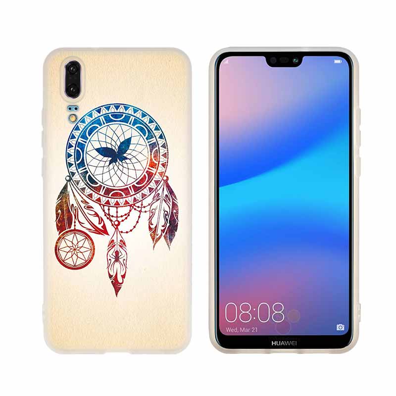 Dream Catcher Mandala Chakra TPU Soft Phone Case For Huawei P50 P40 P30 P20 Pro Lite P30lite P50lite P Samrt Z 2020 2019 Cover