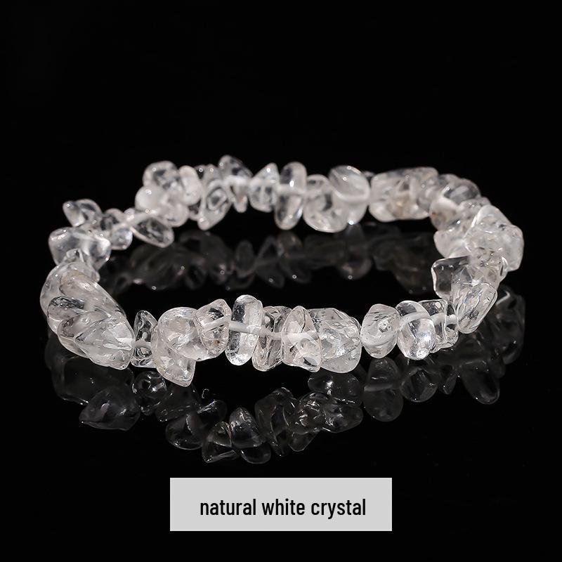 Jingdong Seven-Color Agate Chip Elastic Bracelet