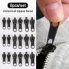 Repair Zipper Head 4 Sizes Clothing Bag Zips New Zipper Puller Head for DIY Sew