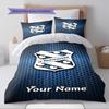 Name Custom Heerenveen Pattern Bedding Set Quilt Cover Pillowcase Home Decor Gift (1 * Duvet Cover + 2 * Pillowcase, Without Core)