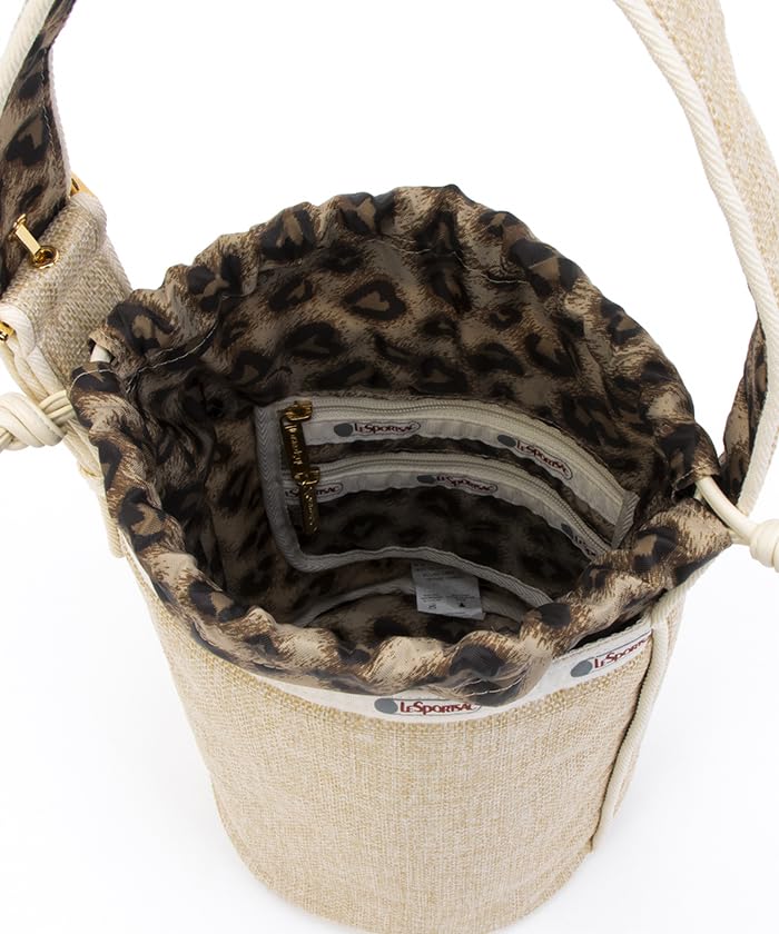 Official Shoulder Bag MED BELT DRAWST Ecru Moon Raffia [LeSportsac] TOTE/2009 Women's