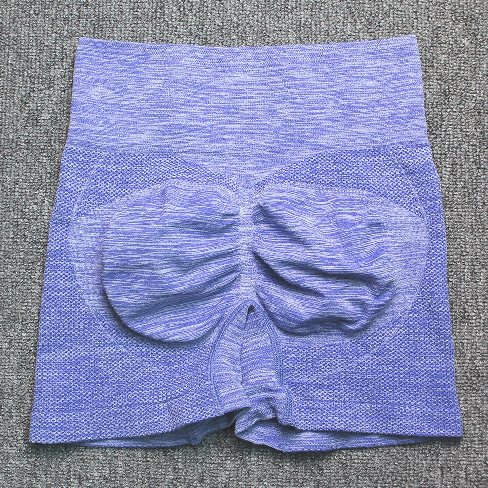 Women's High Waist Peach Butt Lift Yoga Shorts - Quick-Dry, Tummy Control, Three-Point Design