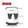 Carbon Fiber For Ford Focus Mk3 2012-2014 Car Speedmeter Frame Panel Cover Trim Sticker Interior Accessories