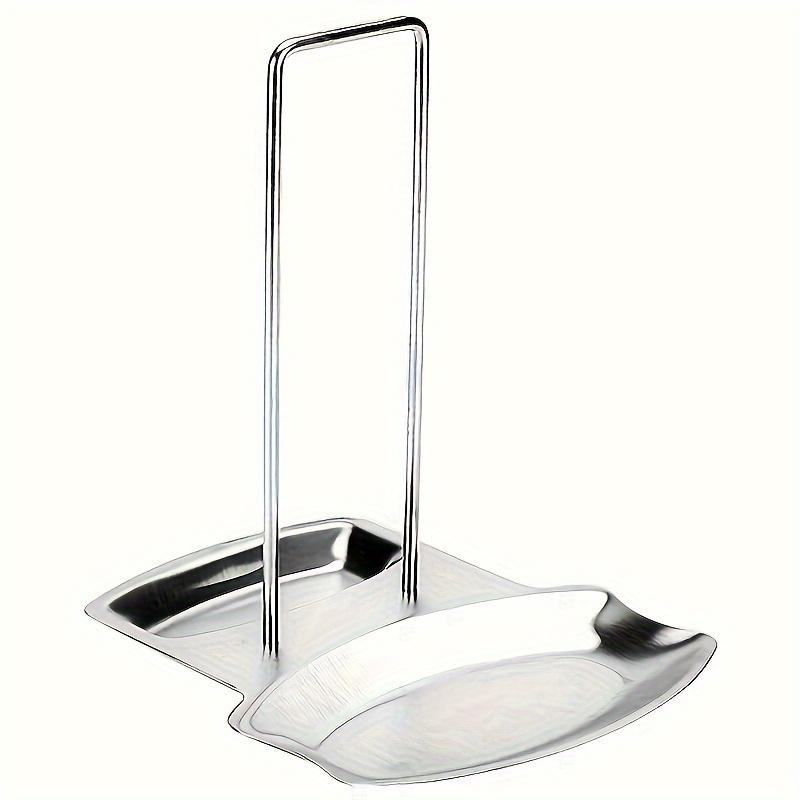1pc Stainless Steel Pot Cover Rack Space Saving Storage Solution Non Punching Design Easy Disassembly for Kitchen Organization