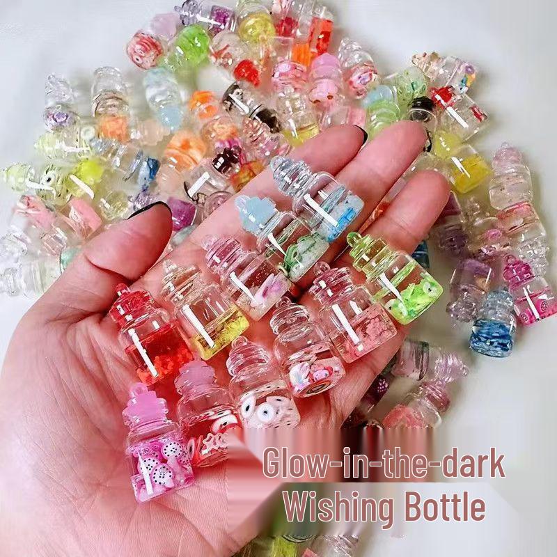 

Luminous Aladdin Drift Bottle DIY Epoxy Phone Case & Fridge Magnet. Epoxy