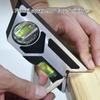 Portable Pocket Level Ruler Aluminum Alloy Measuring Level RulerVersatile & Durable Measuring Tool for Everyday Use