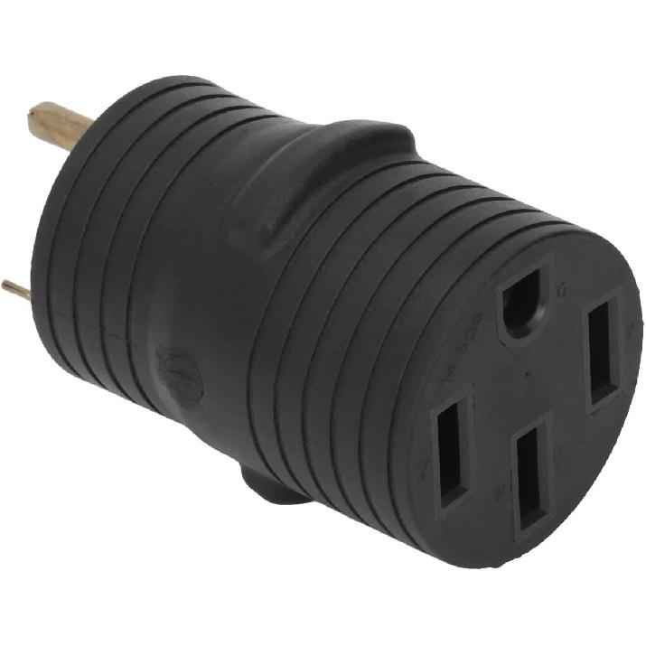 

Адаптер Bordstract 30A TT-30P на 14-50R для RV, Прямой тип, 30A Штекер на 50A Розетку, для Быстрой и Удобной Установки