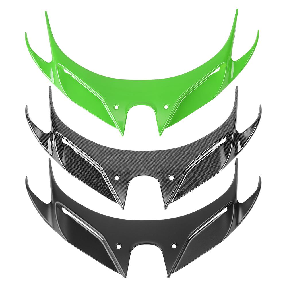 Ninja 400 Motocycle Front Wing Fairing Winglets Mouth Shell Cover ABS Protection Guards Fit For KAWASAKI NINJA400 2019-2024