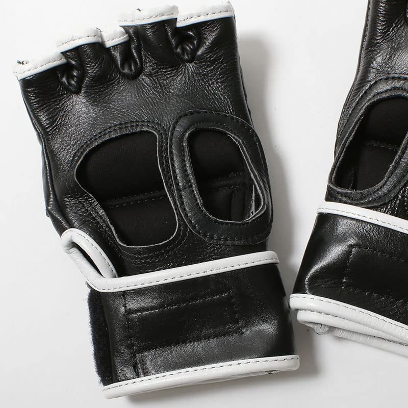 Rukavice ISAMI s otevřenými prsty RS z pravé kůže RS-003 (L)