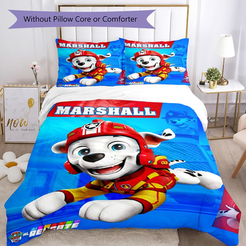 3pcs Paw Paw29 Design Cover Set - HD Printed Bedding with 1 Cover and 2 Pillowcases - Perfect for Home and Dorm Decor