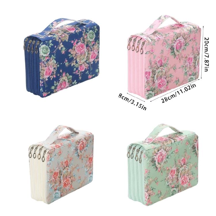 High Capacity Pencil Organizers for Girls Boys Adults Teens Zippered 200 Compartments Multifunctional Large Pencil Case