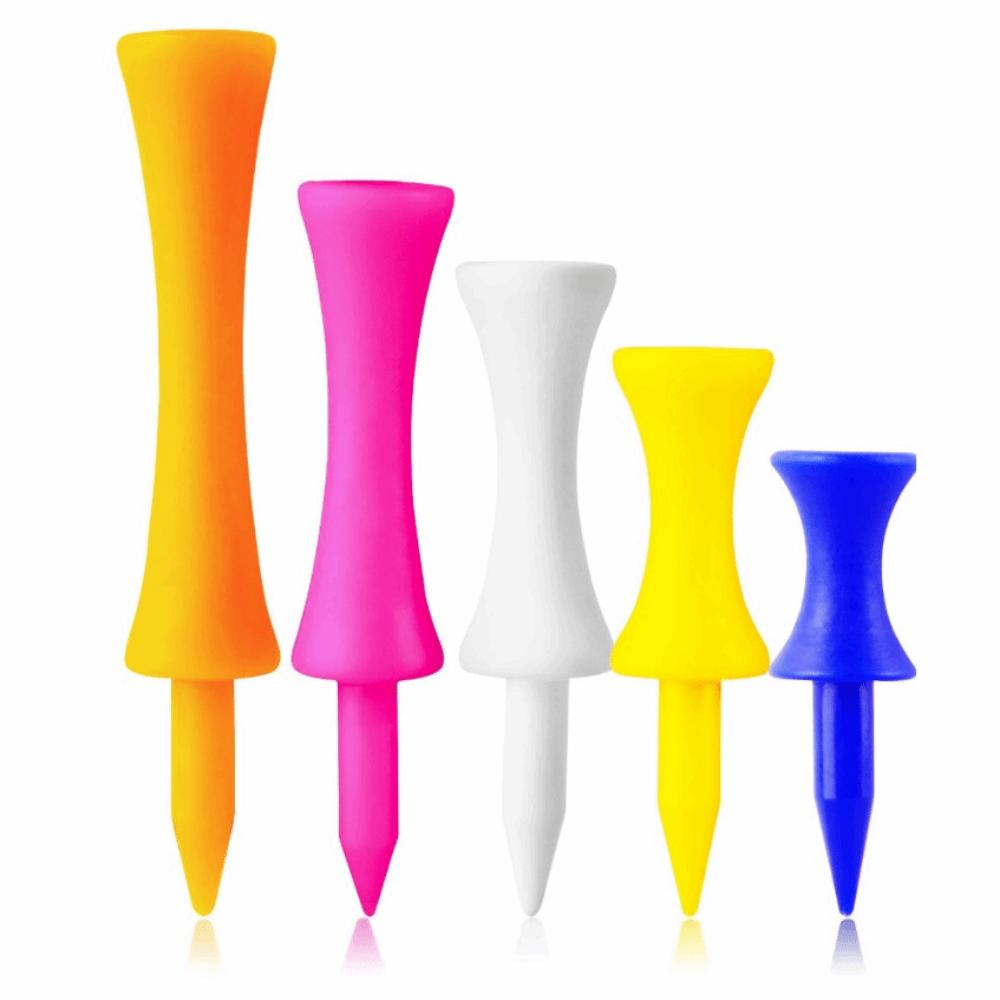 100pcs Assorted Colors Driving Range Tees Plastic Material Assorted Golf Tees For Beginners