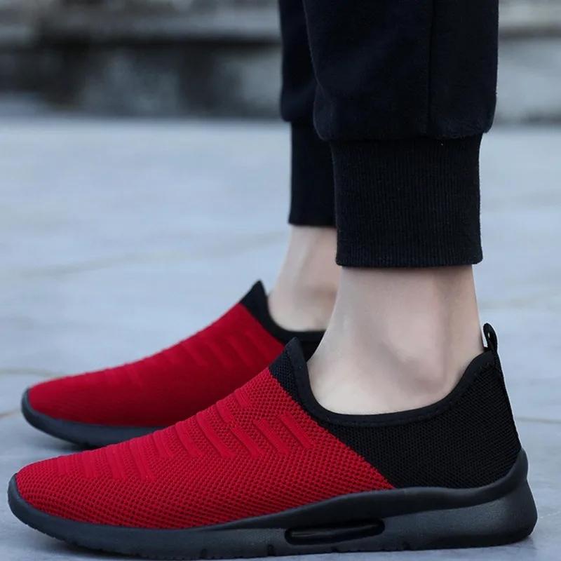 Damyuan Men Sneakers Loafers Slip on Casual Sports Shoes Comfortable Walking Luxury Male Business Shoe Driving Footwear