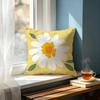 Art MMinimal Hand Drawn Flower Text Cushion Cover Cushion Cover Set Pcs X X X Pillowcase Decorative Sofa Home Decor