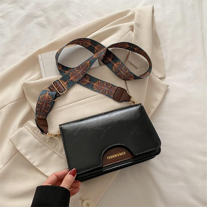Colorful Strap Crossbody Bags For Women Commuting/Daily Used  Vintage Square Shoulder Bag For Gifts  Ladies Handbags And Purses