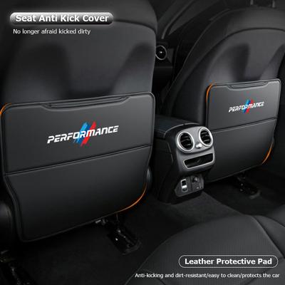 Car Seat Back Anti Kick Cover Pad Anti-dirty Protector Mat For Performance X1 X2 X3 X5 X4 X6 X7 E46 E90 E39 E36 E87 E53 E60