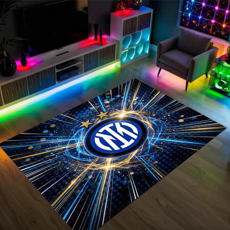 Borussia Dortmund Design Crystal Velvet Carpet Cozy Non?Slip Printed Rug For Bedroom Living Room Entrance