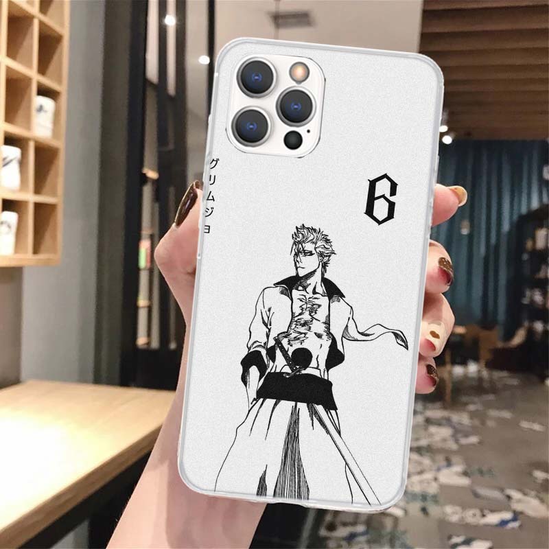 

Силиконовый чехол для телефона Bleach Grimmjow для iPhone 17 16 16E 15 Pro Max 14 Plus 11 13 Mini 12 7 8 SE Air 17Pro Защитный корпус для Apple iPhone 17 Air