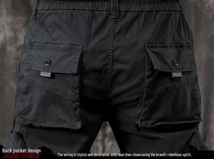 Tuta da lavoro casual tattica da uomo in stile americano con bottoni