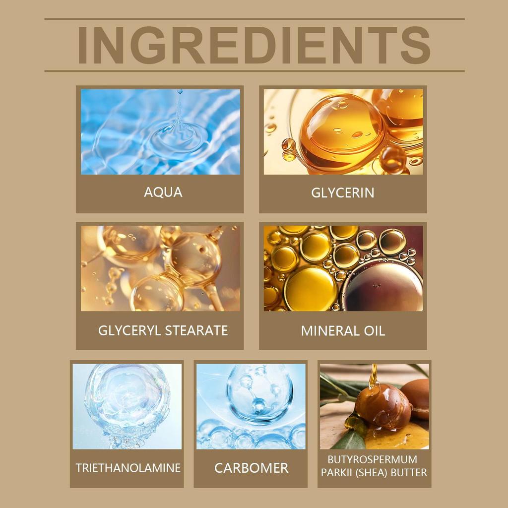 Shea Butter Moisturizing Cream For Face and Body Long-Lasting Hydration Nourishing All-Over Skincare Cream 120g